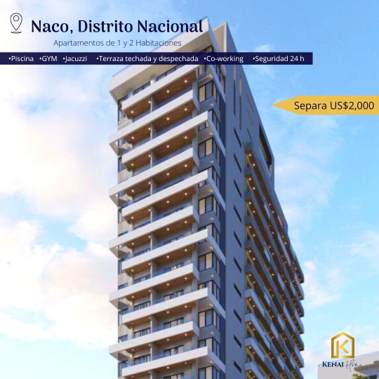 apartamentos - PROYECTO DE APARTAMENTOS EN NACO