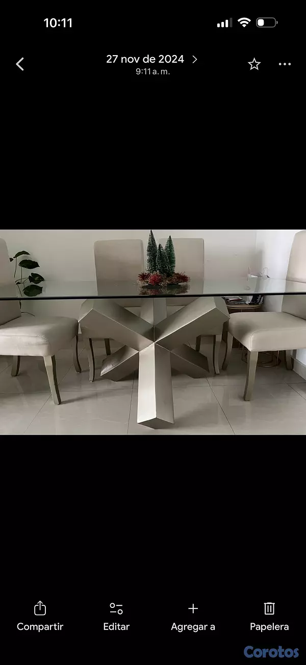 muebles y colchones - comedor 6 sillas  2