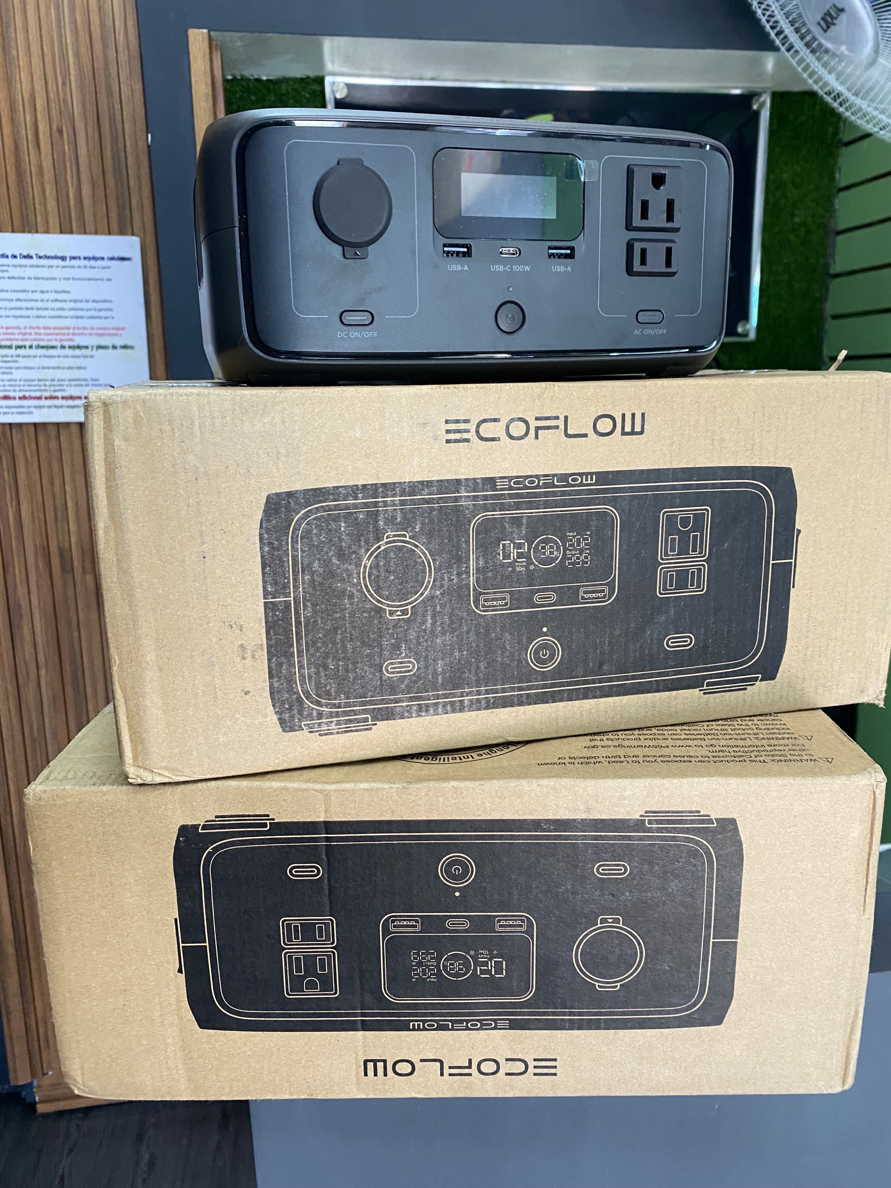 plantas e inversores - Ecoflow Rivel 3 257w  3