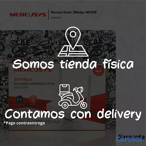 accesorios para electronica - Mercusys Router WR301R 4