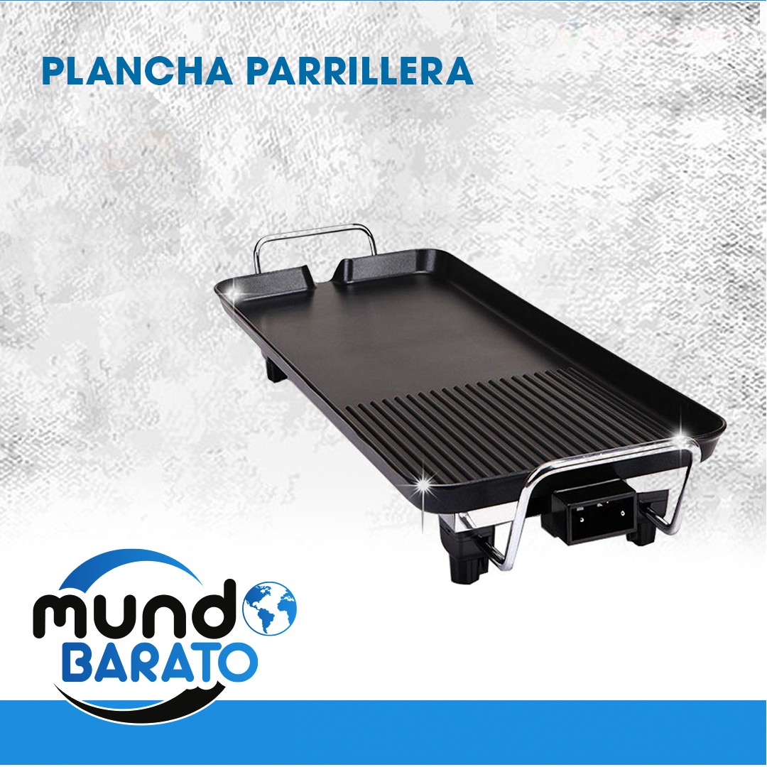 electrodomesticos - PLANCHA Parrilla eléctrica para bbq de interior, sin humo, grill parrillera 1