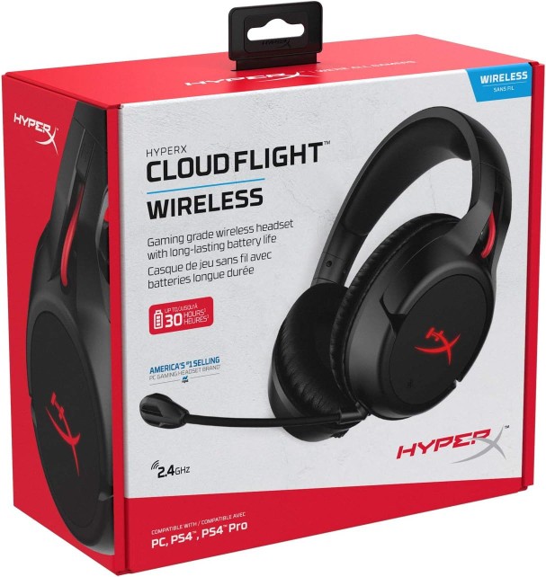 camaras y audio - HyperX Cloud Flight Audifonos inalambricos de diadema para gaming 2