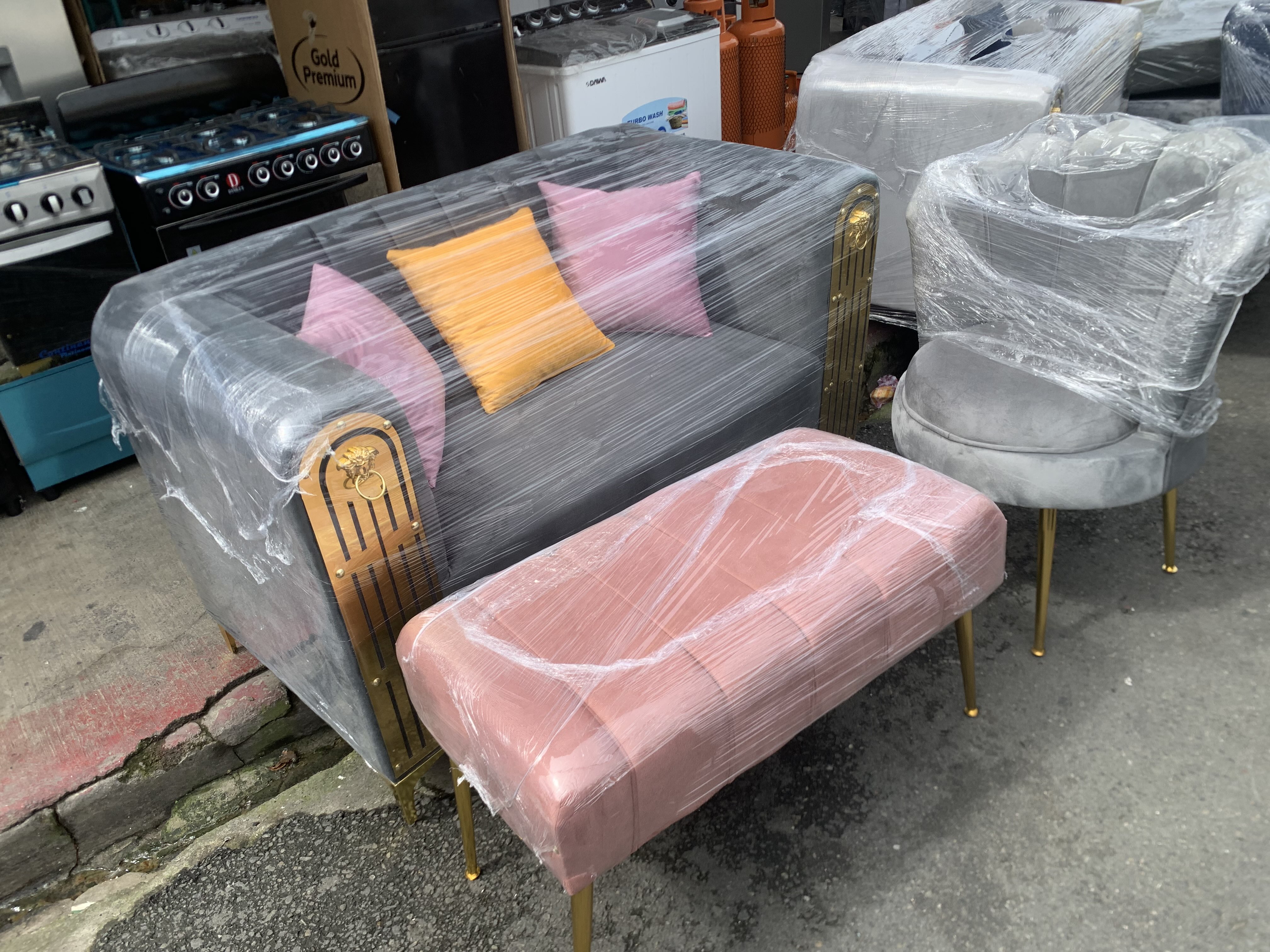 muebles y colchones - mueble con silla flor i divan 0