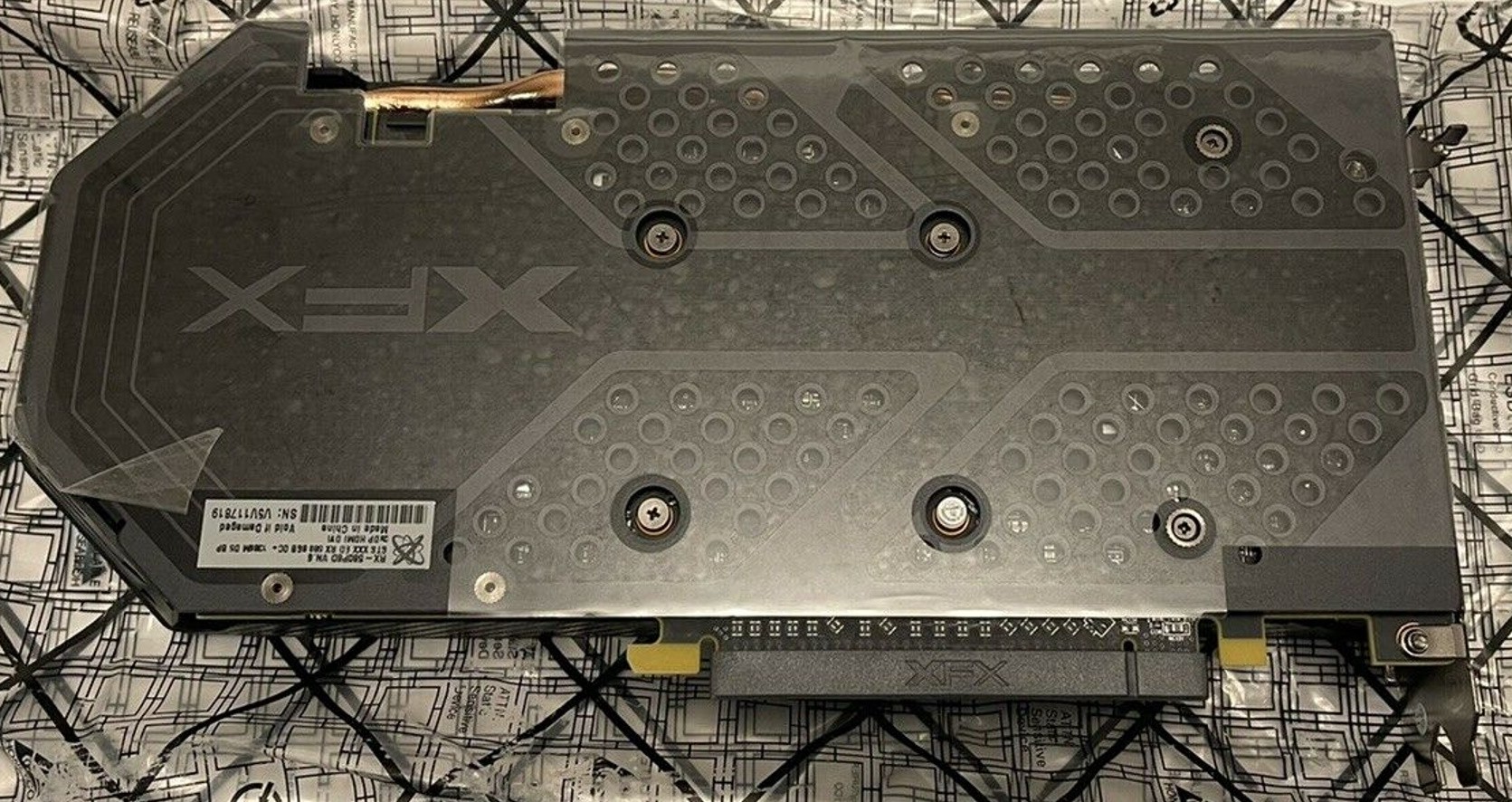 computadoras y laptops - Tarjeta XFX RX 580 8GB Gaming con sello en caja nueva 8,900$ 2