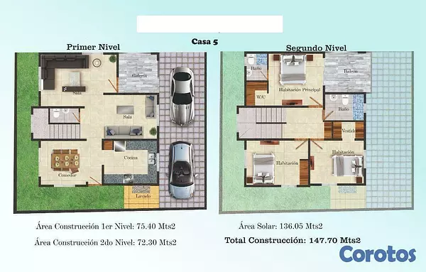 casas - En Venta Casa En Alma Rosa II en proyecto Cerrado 7
