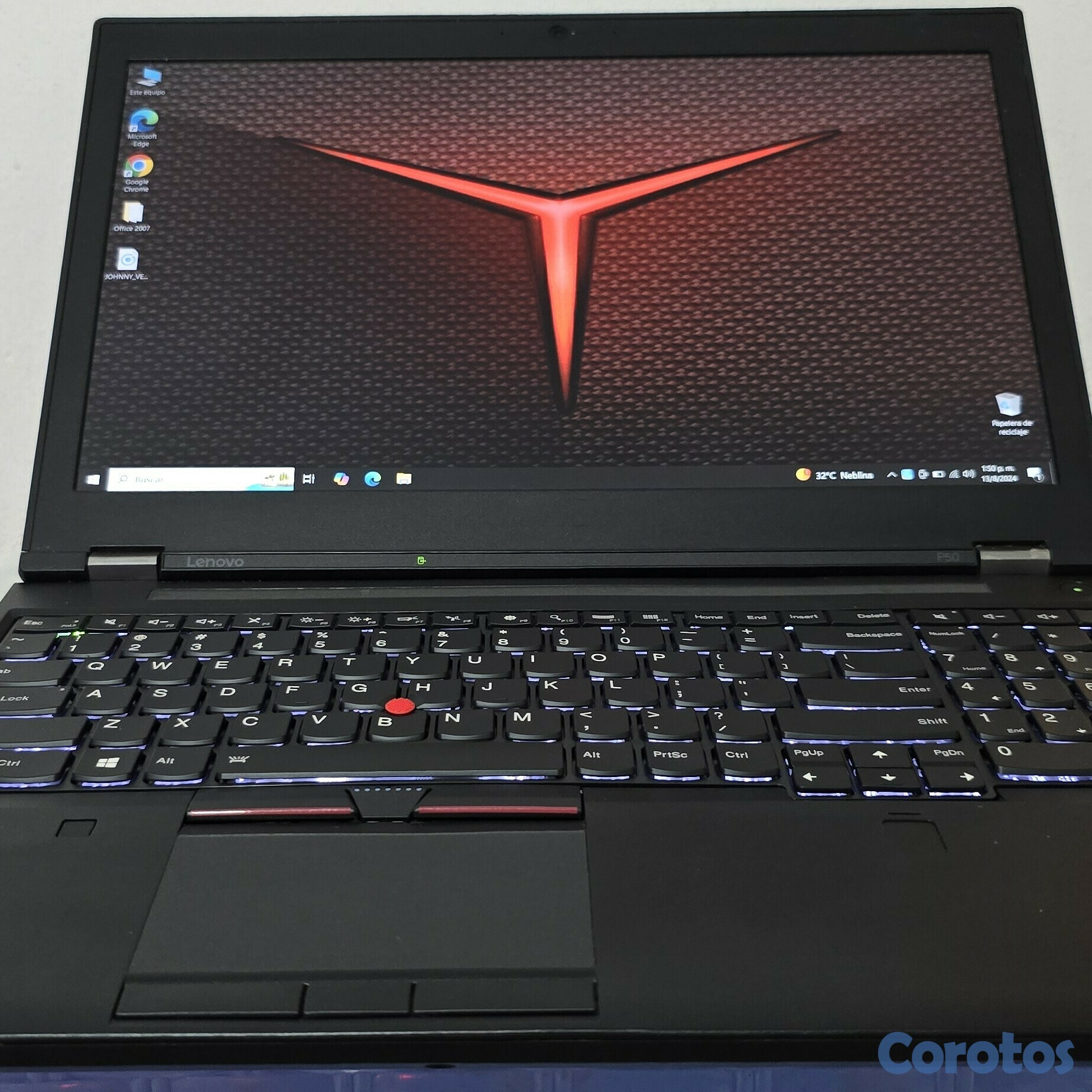 computadoras y laptops - lenovo p50 17 Pulg Core i7 Ram 16gb ddr4 Disco 512gb ssd Nvidea 12gb 1
