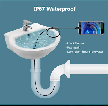 accesorios para electronica - Cámara endoscopica aprueba de agua  4