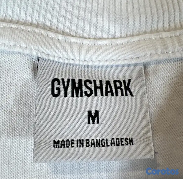 ropa para hombre - Gymshark Fitness Tshirt Mens Medium White Short Sleeve Regular Gym Training 3