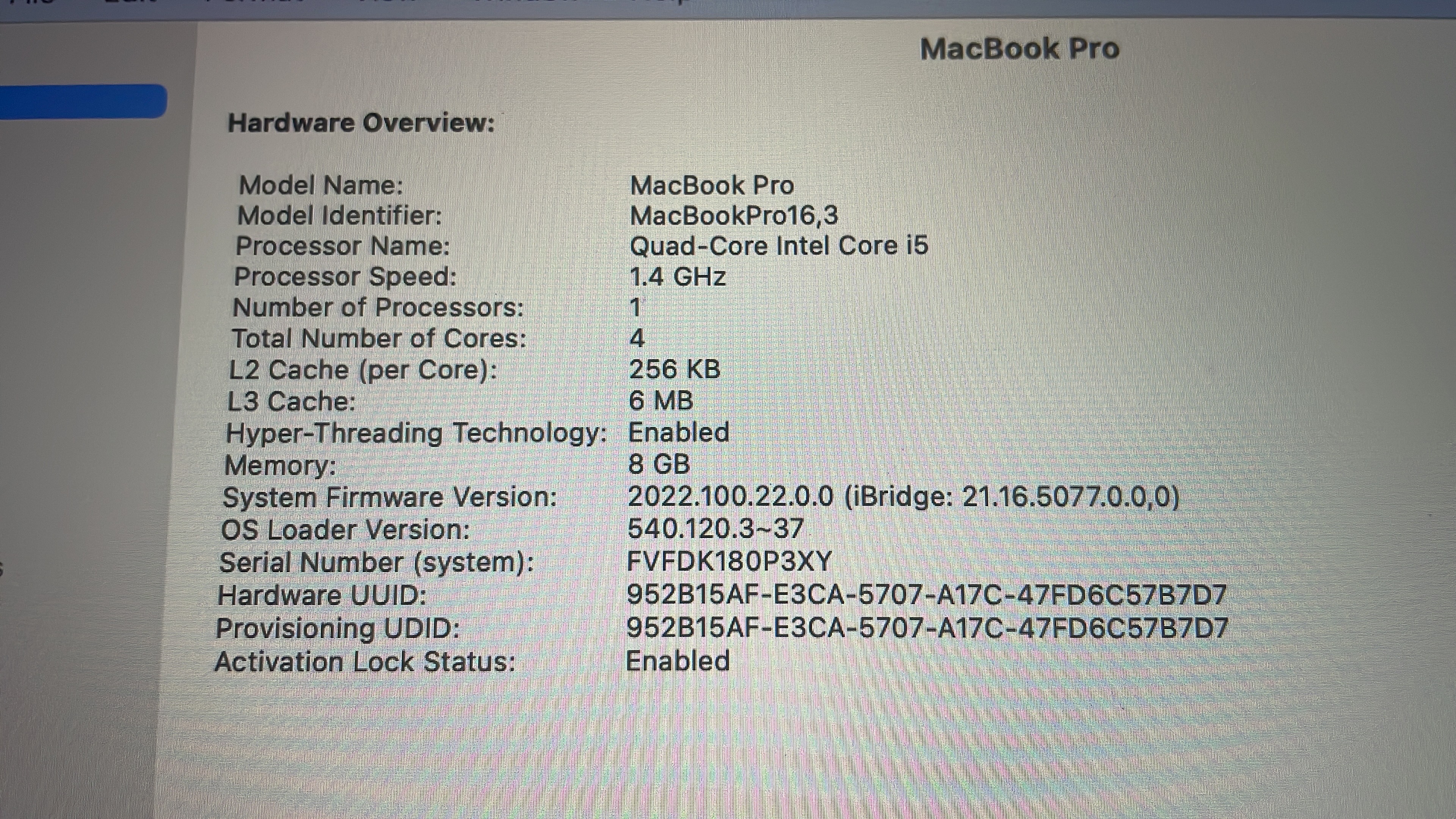 computadoras y laptops - Apple MacBook 2020 256 G 3