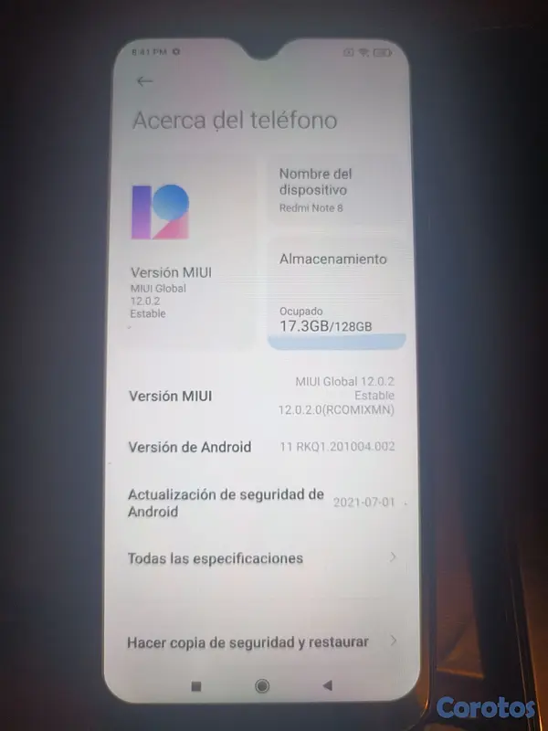 celulares y tabletas - redmi 8 de 128 gb 4