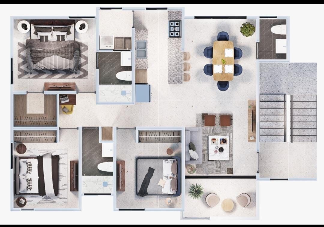 apartamentos - Apartamentos Disponibles proximo en la Entrada de Santiago  2