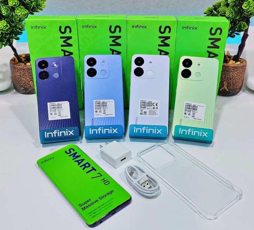 celulares y tabletas - Infinix Smart 7 64GB + 7GB RAM