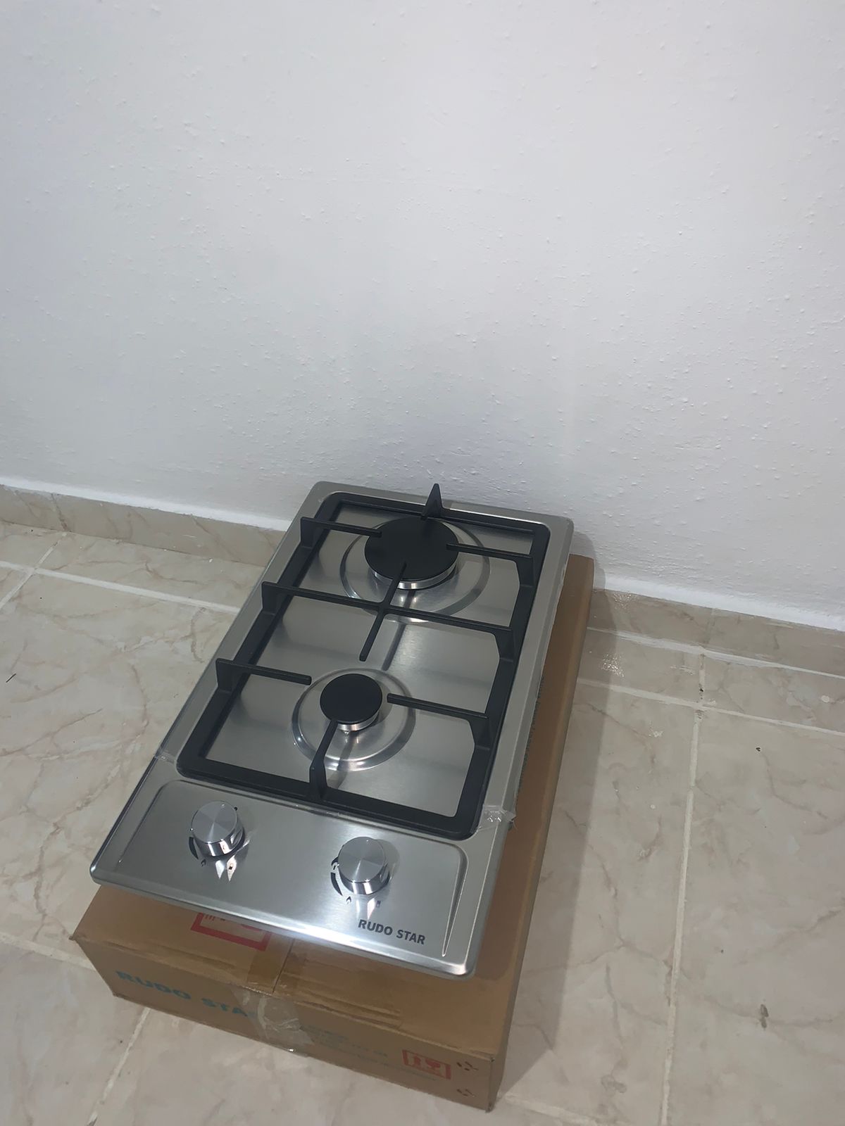 cocina - Estufa empotrable 2 hornillas 