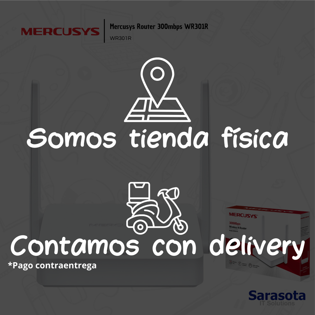 accesorios para electronica - Mercusys Router 300mbps WR301R 1