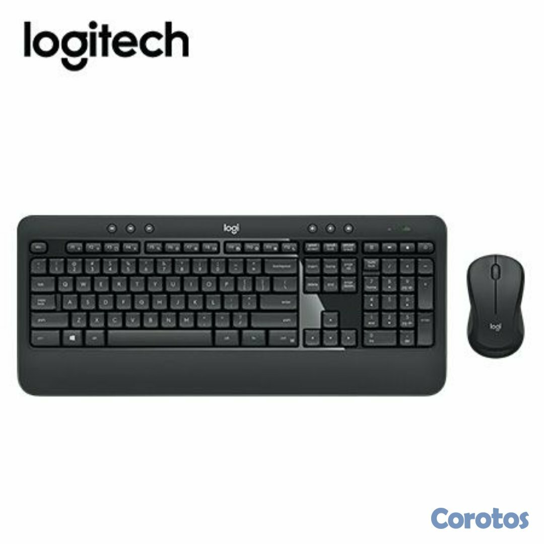 computadoras y laptops - TECLADO MOUSE LOGITECH MK540 USB WIRELESS RECEIVER 2.4GHZ WIRELESS, 10M RANGE, 1 1