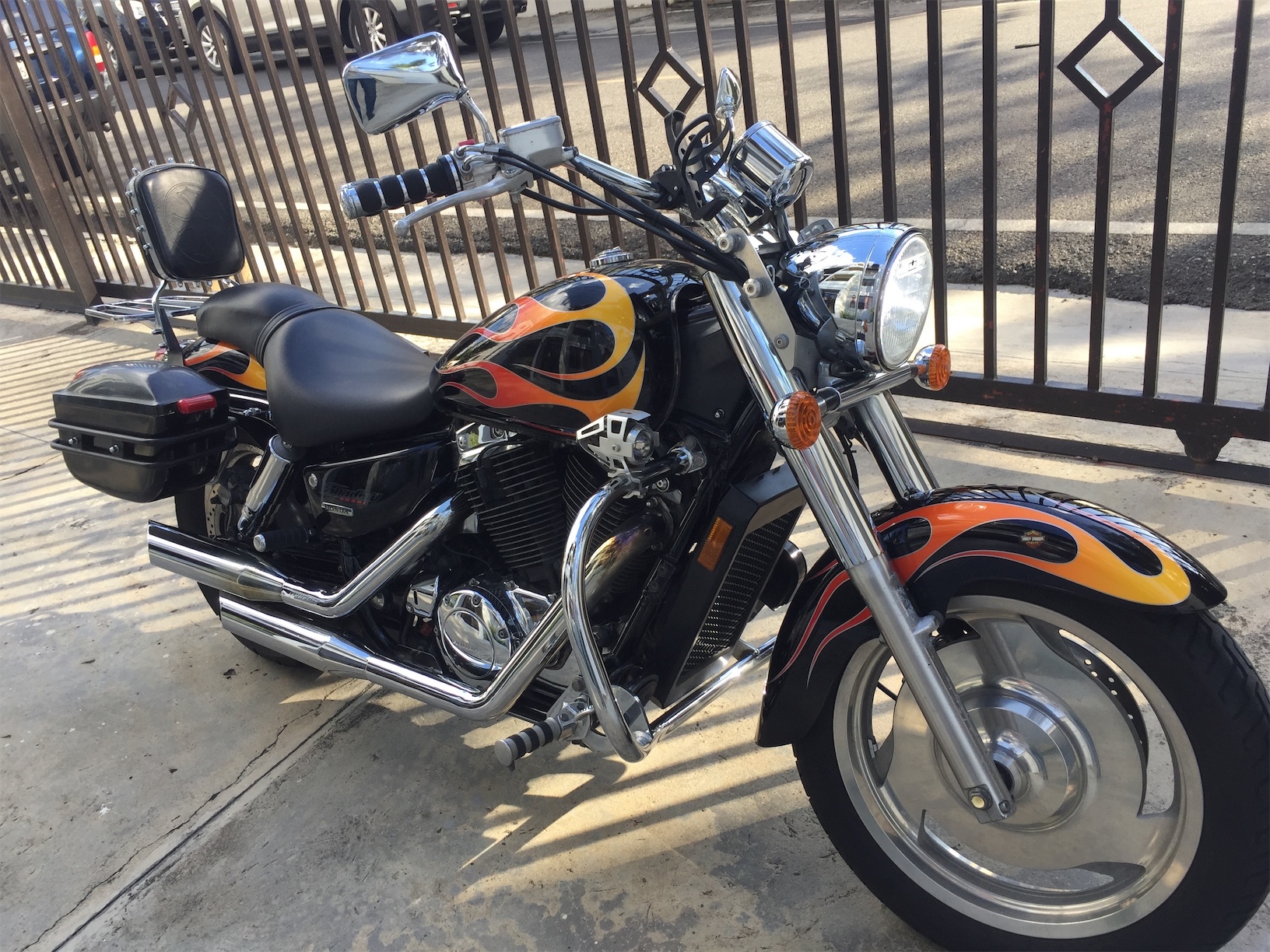 motores y pasolas - Moto tipo Harley Davidson 3