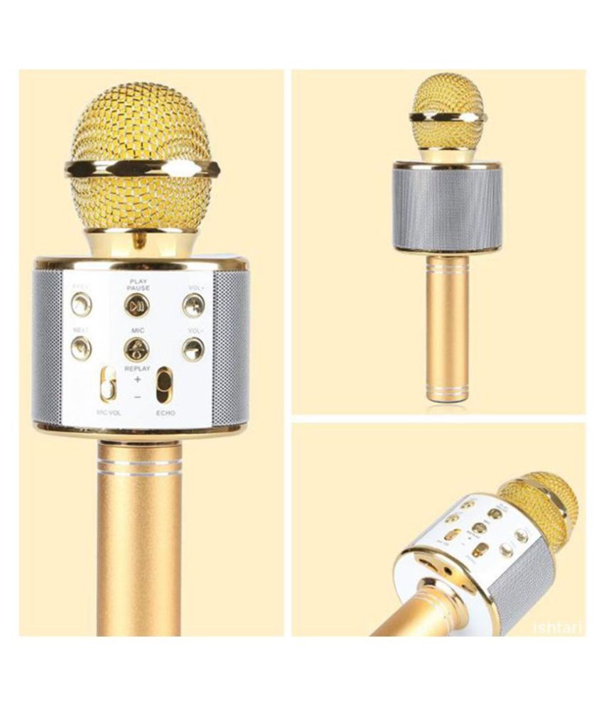 otros electronicos - Microfono Inalambrico Bluetooth Karaoke con Bocina Recargable Inhalambrico 1