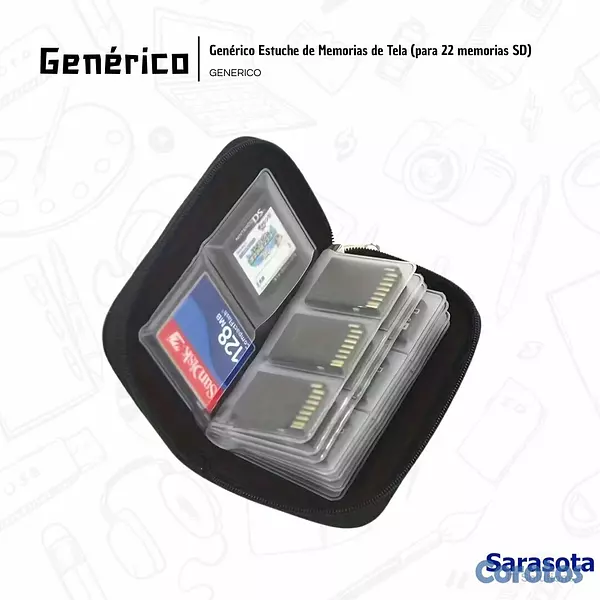 accesorios para electronica - Genérico Estuche de Memorias de Tela 2