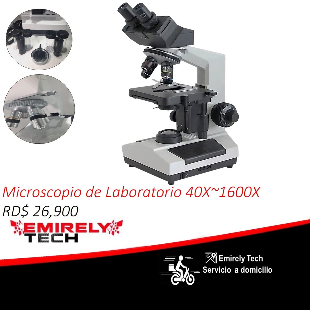 equipos profesionales - Microscopio biologico profesional para laboratorio 40X~1600X Microscopio clinico 0