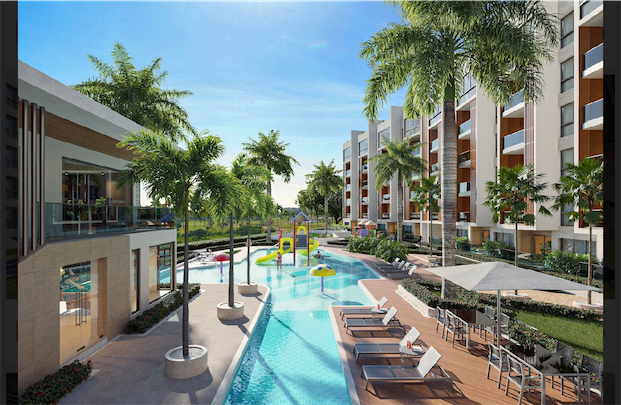 apartamentos - Venta de apartamentos en cap cana con piscina vista gold  residences