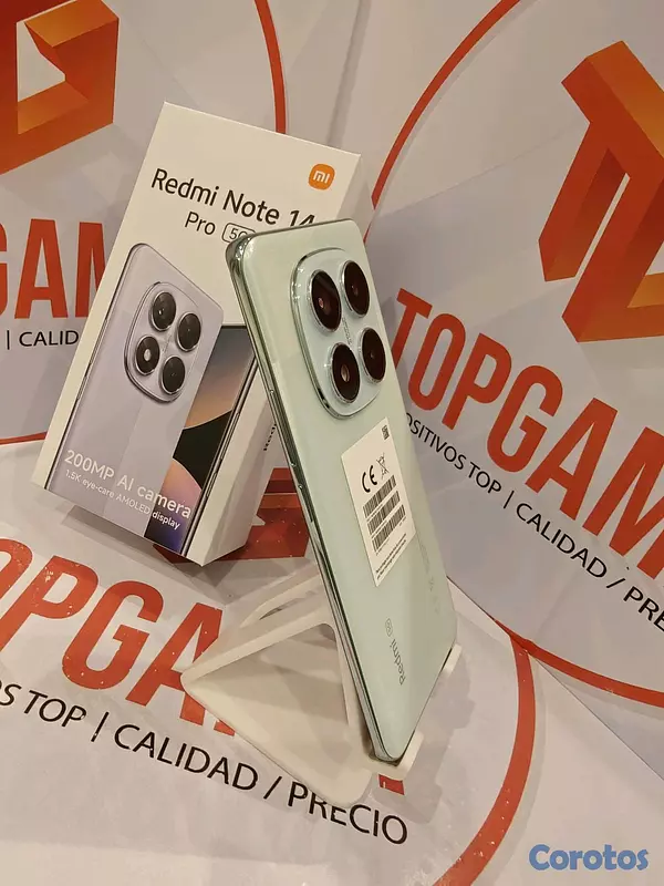celulares y tabletas - REDMI NOTE 14 PRO 5G, 8GB RAM 256GB ROM 2