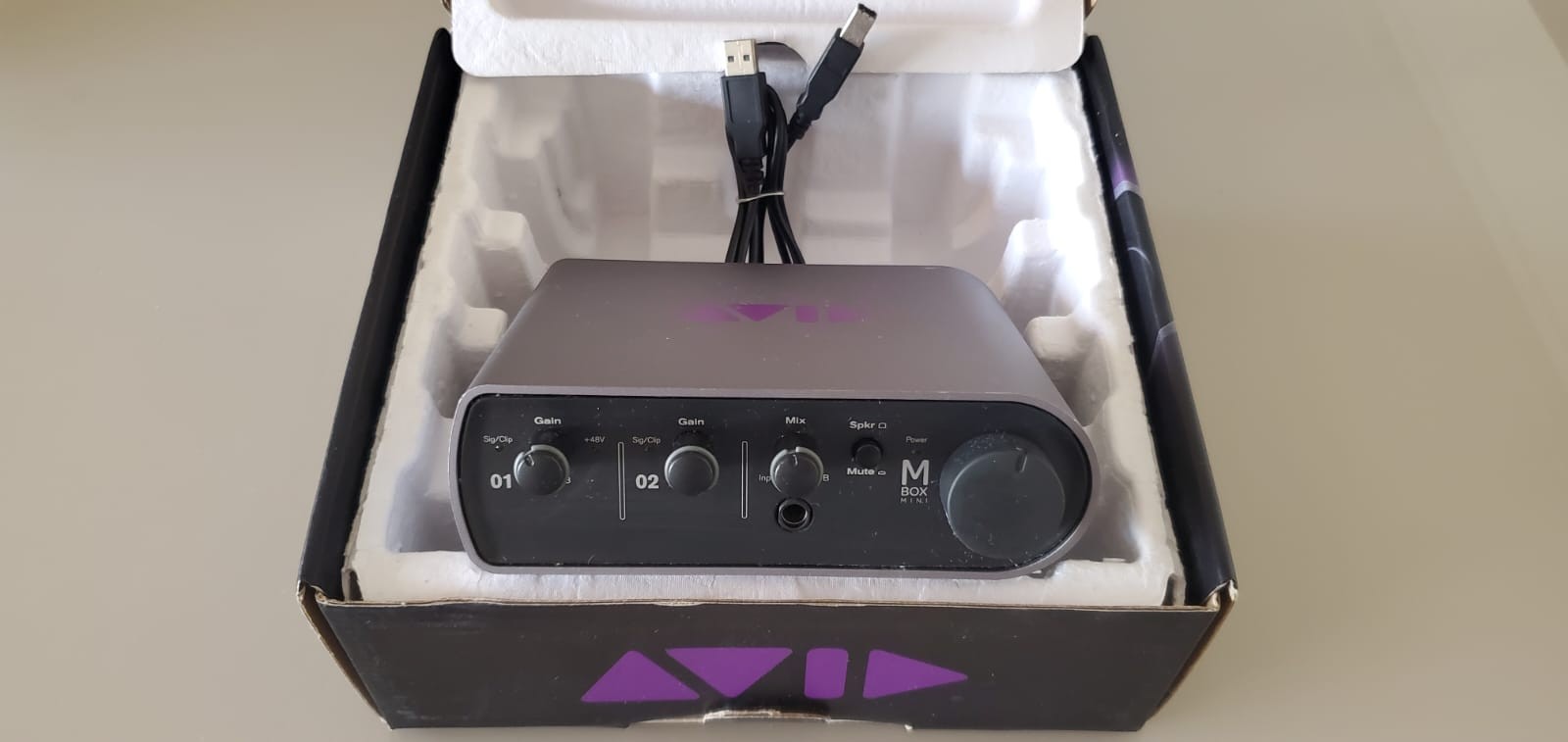 camaras y audio - Avid Mbox 3 Mini - Interfaz de audio compacta para estudio de Grabacion 1