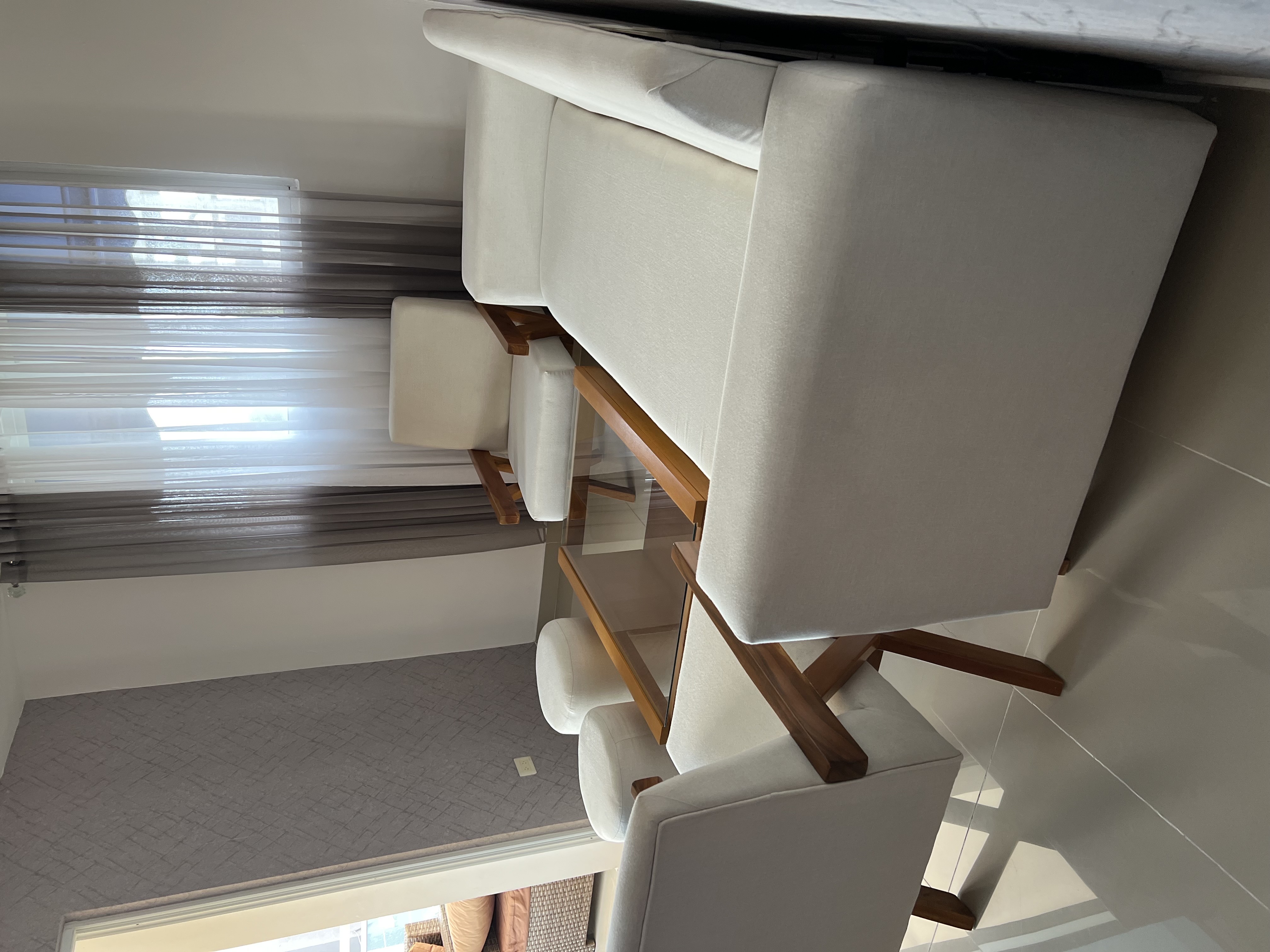 muebles y colchones - De oportunidad! Juego de muebles blanco en caoba 1