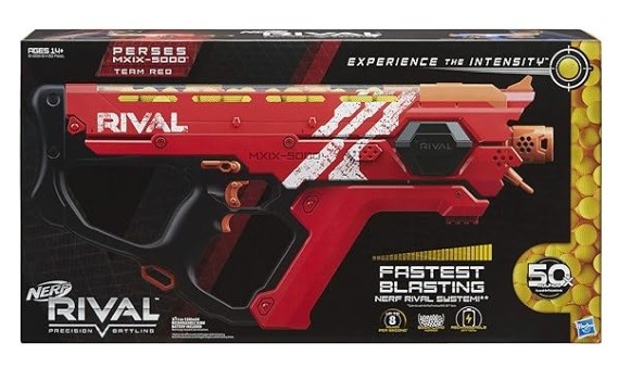 juguetes -  Pistola  motorizada NERF Perses MXIX-5000 Rival  3