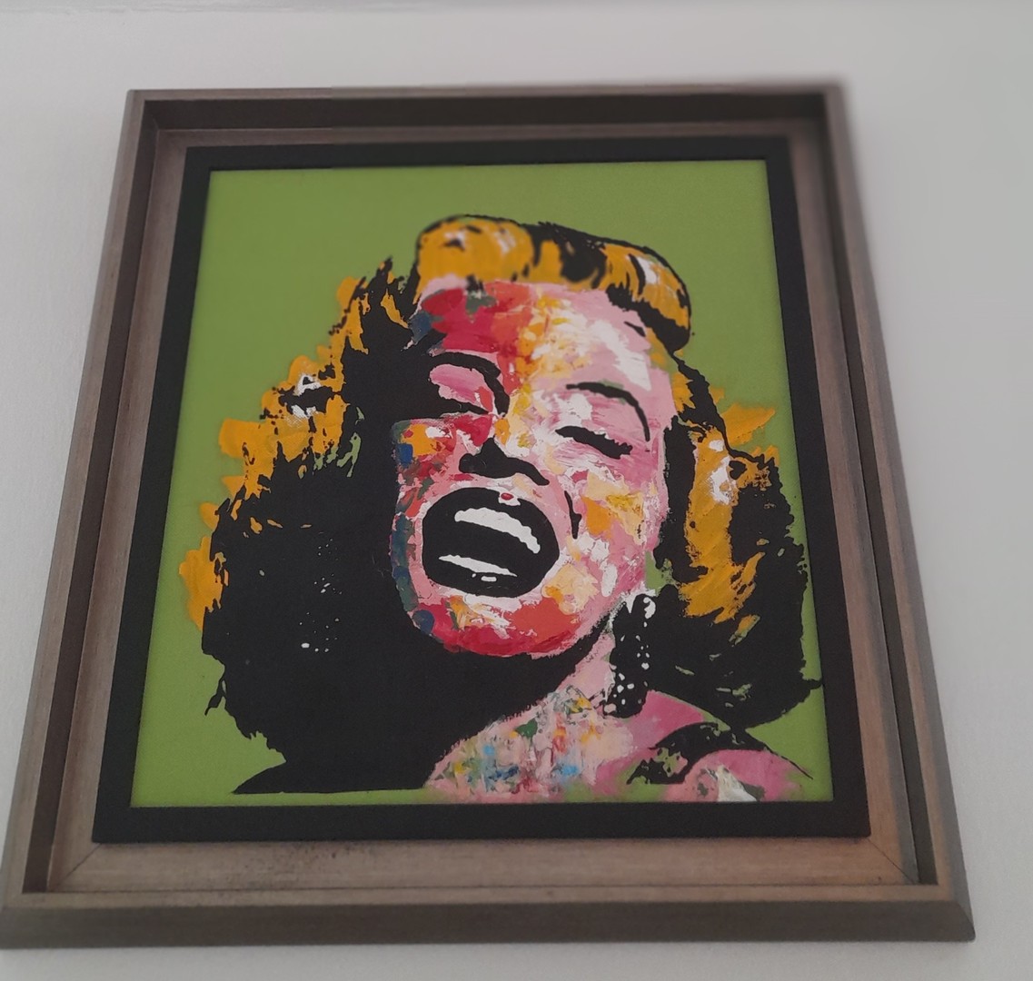 arte y antigüedades - Pinturas Marilyn Monroe