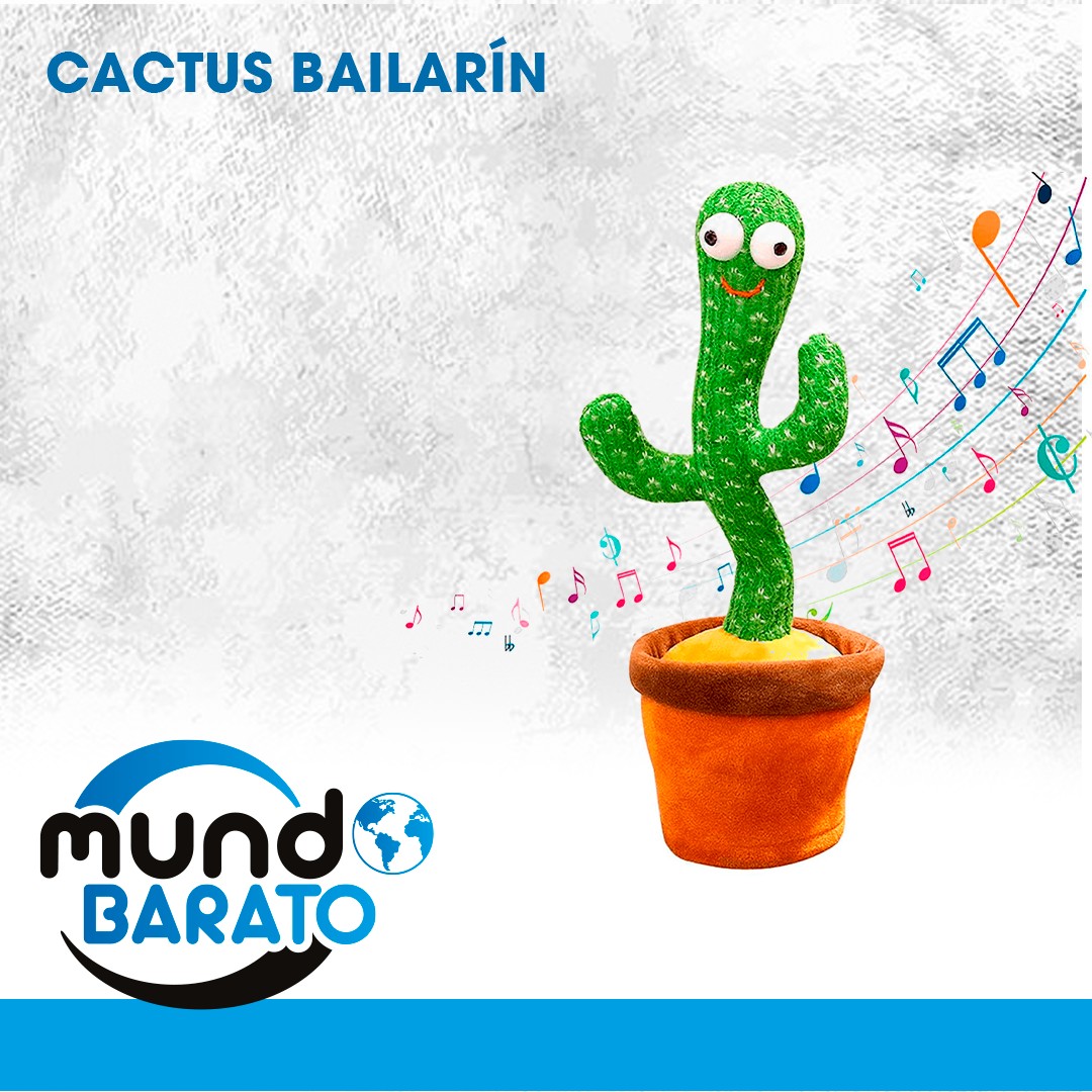 Cactus Bailarín la sensación de TIKTOK ideal para bebes niños y adultos 