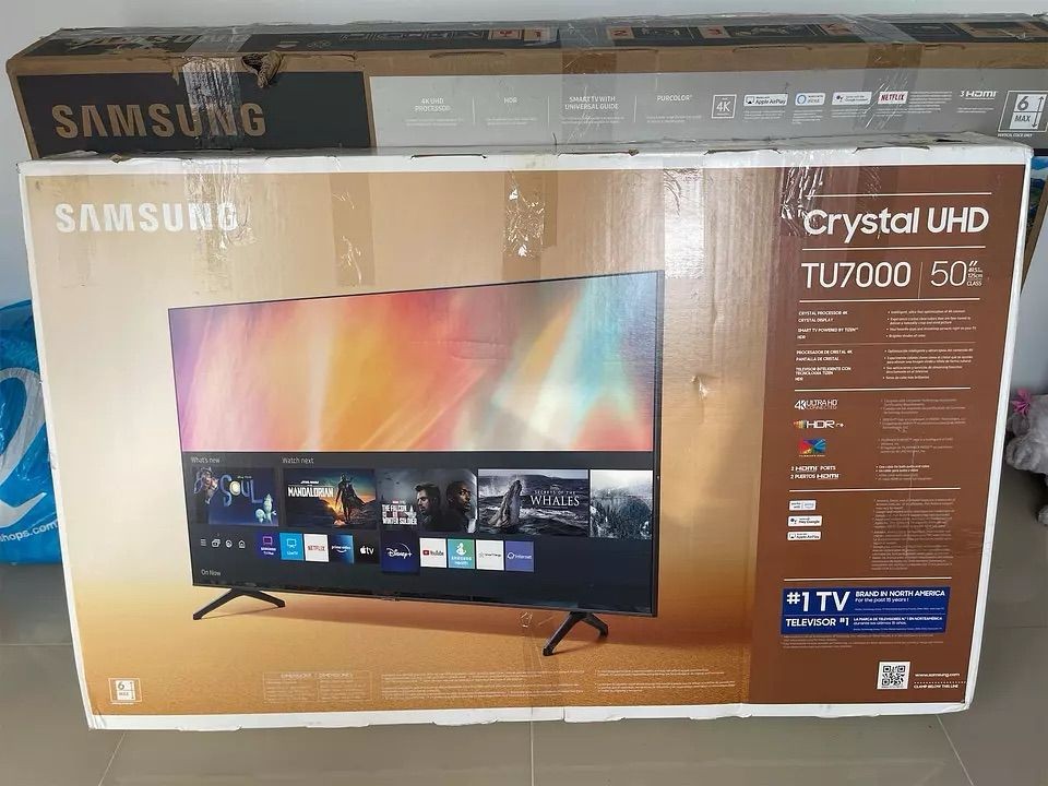 celulares y tabletas - SMART TV SAMSUNG CRYSTAL 50 PULGADAS