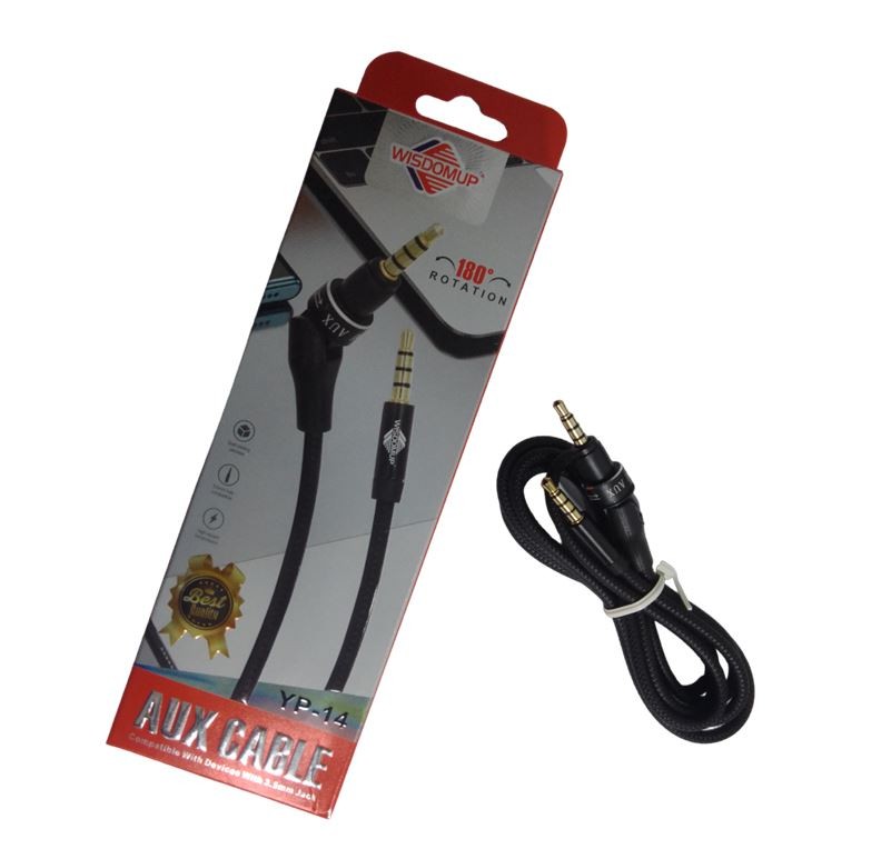 accesorios para electronica - Cable auxiliar flexible YP-14 