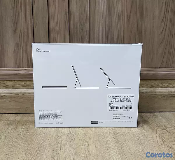 celulares y tabletas - Magic Keyboard para iPad Air 13” M2/M3 & Para las iPad Pro 12.9”  3