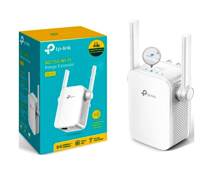 computadoras y laptops - TOTALMENTE NUEVO  REPETIDOR TP-LINK RE205, DIRECTO A LA PARED 2.4GHZ/300MBPS, 5G 0
