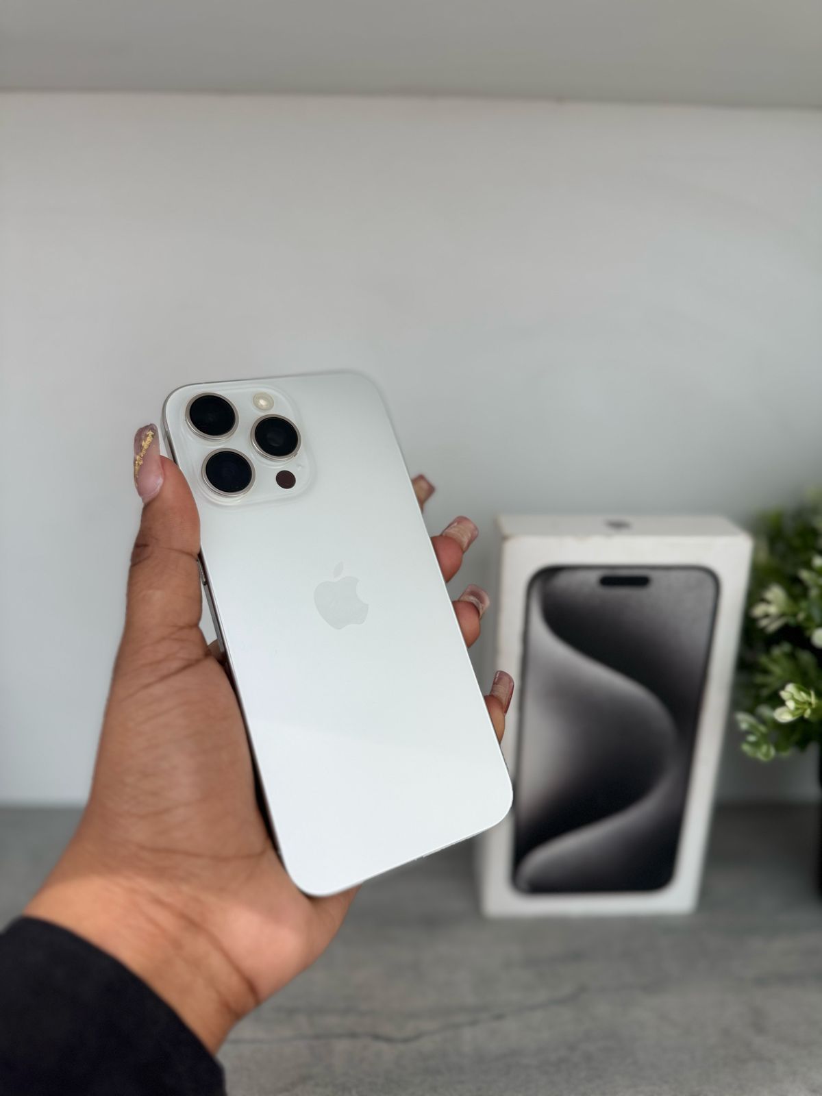 celulares y tabletas - IPHONE 15 PRO MAX 256GB BLANCO EN CAJA 