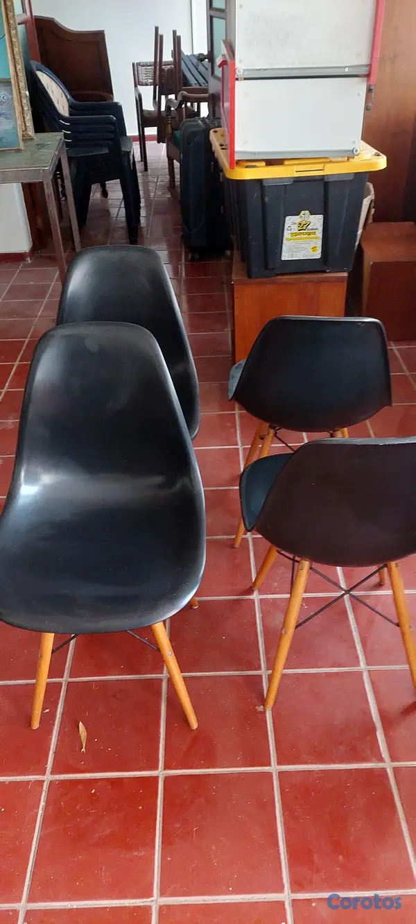 muebles y colchones - Juego sillas de comedor 2