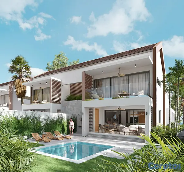 casas vacacionales y villas - Vendo Villas Mirada Ámbar Cocotal en Punta Cana 5