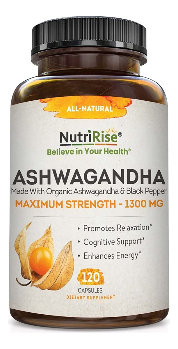 Salud y Equipamiento Médico - Ashwagandha 1300 Mg Hecho Con Polvo De Raiz De Ashwagandha 1