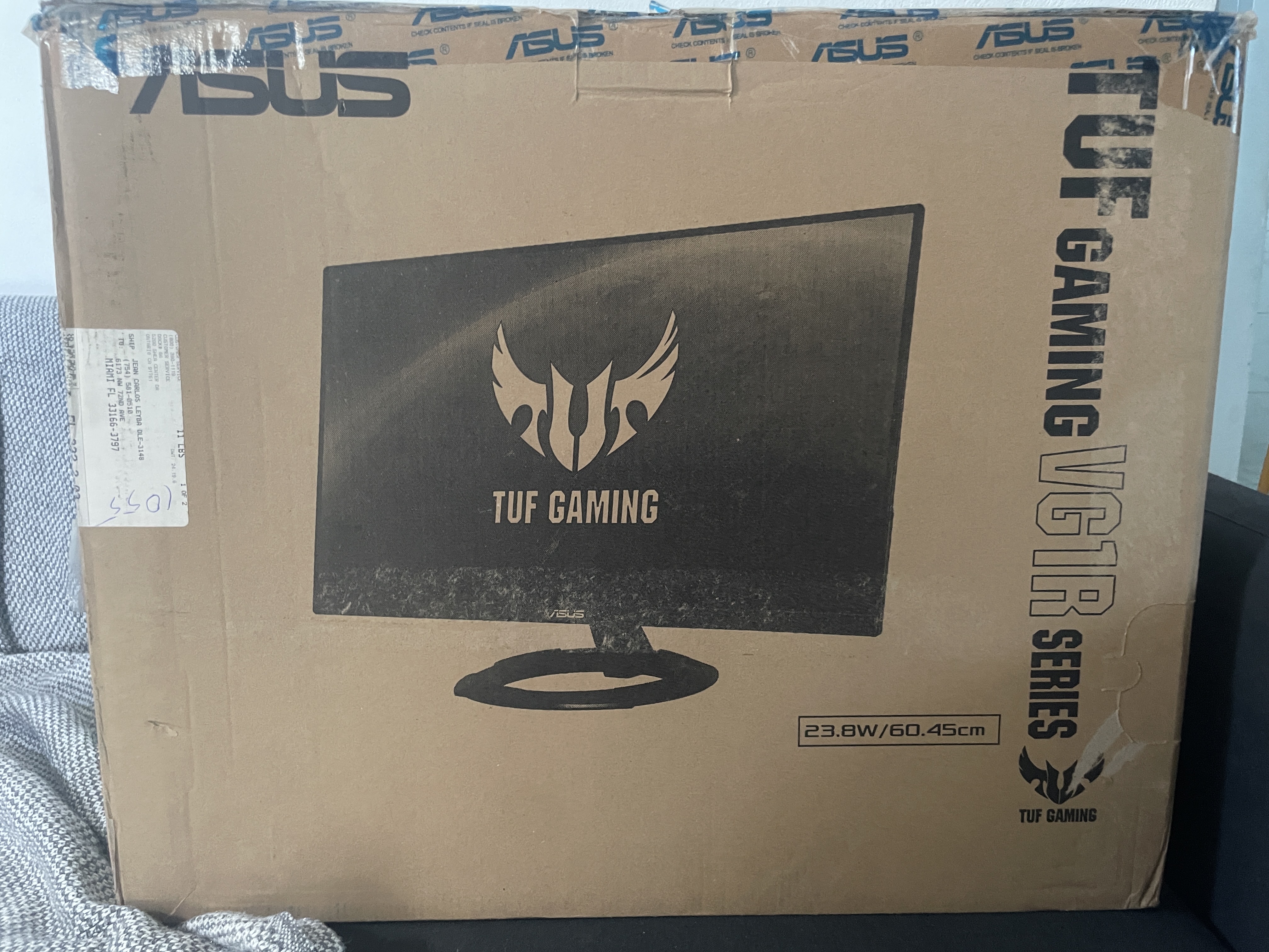 consolas y videojuegos - Monitor gamer ASUS 165hz 1ms freesync