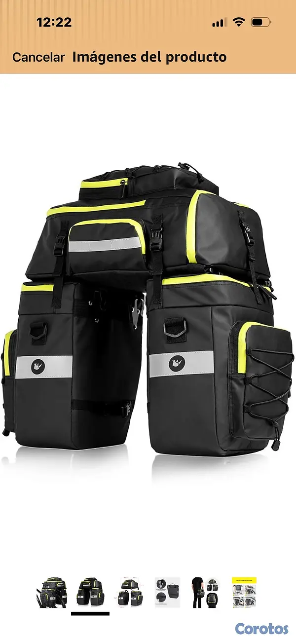 bicicletas y accesorios - juego de mochila para bicicleta rinowalk 2