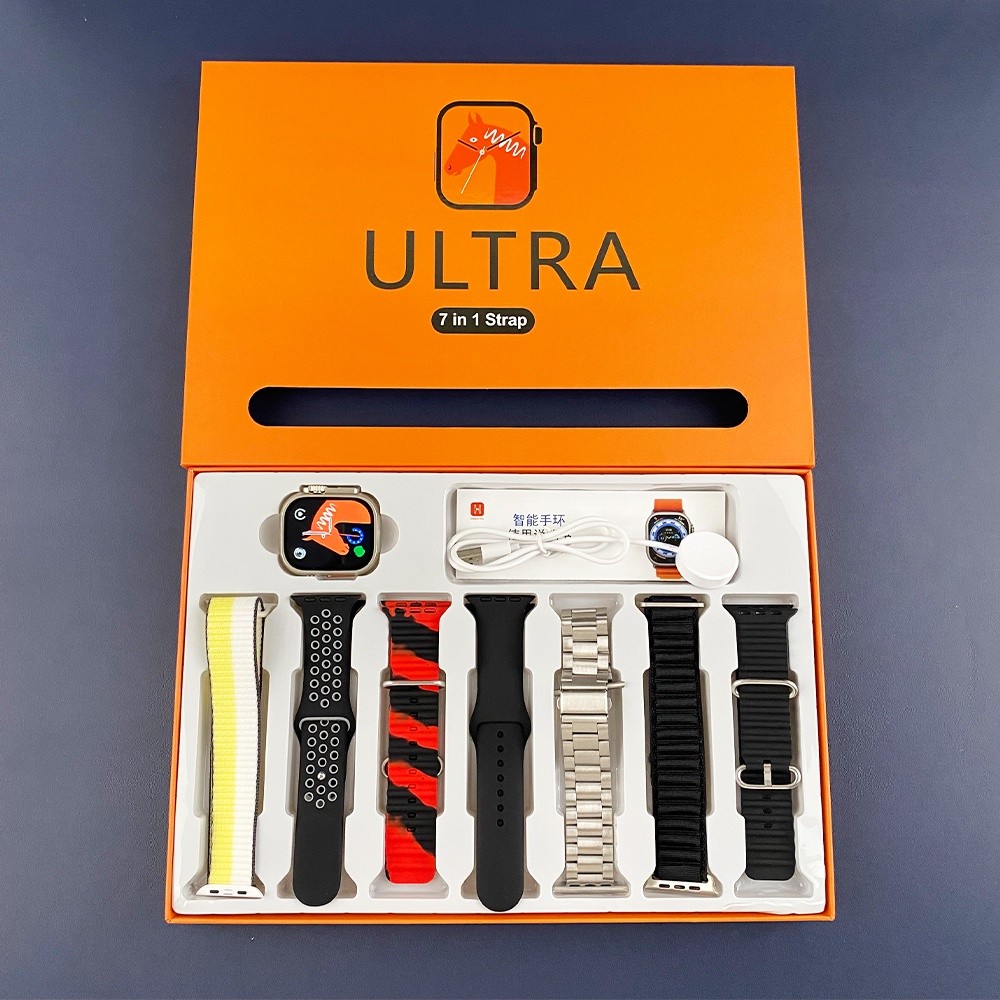 otros electronicos - KIT SMART WACHT 7 EN 1 ULTRA 