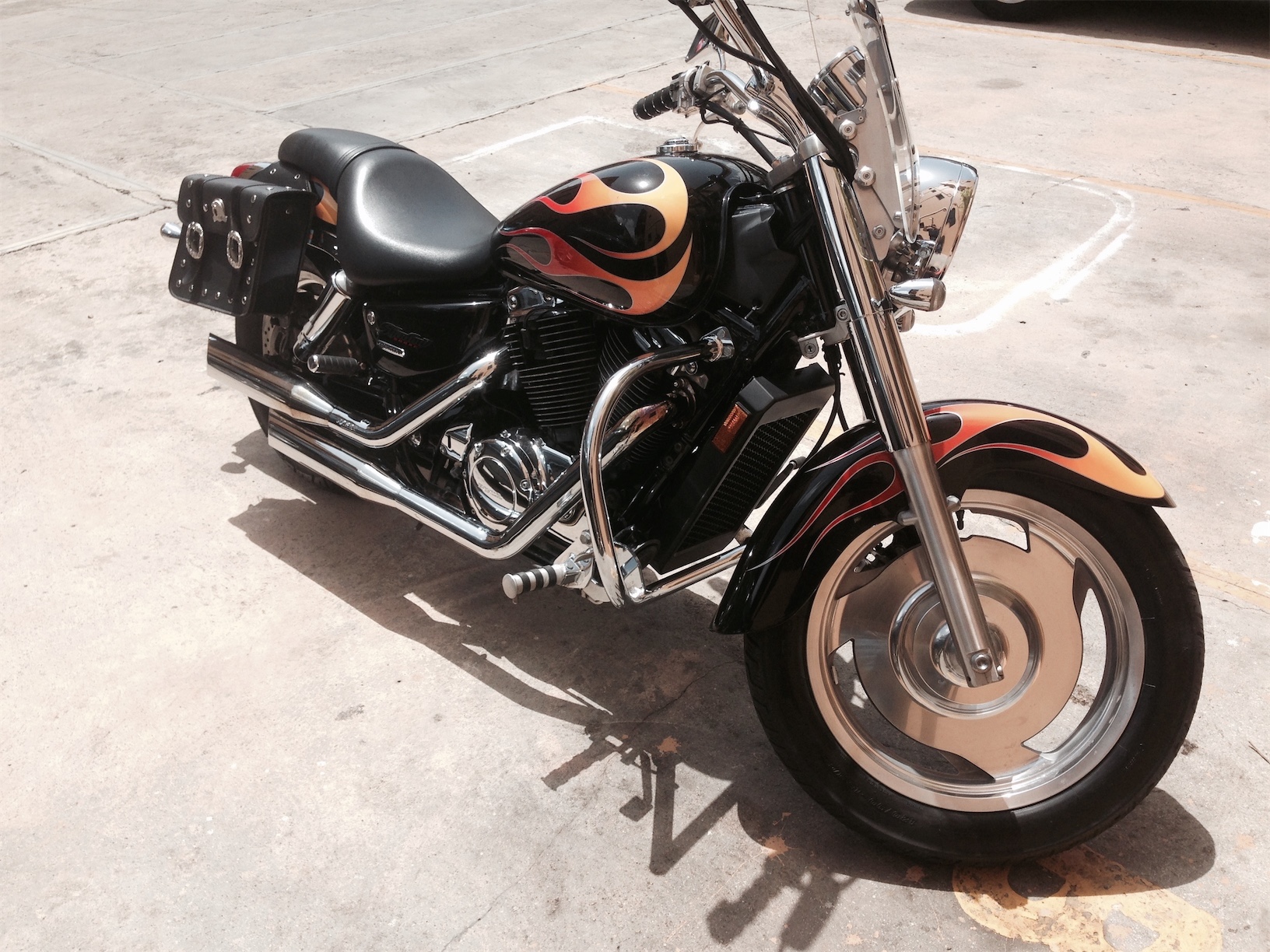 motores y pasolas - Moto tipo Harley Davidson 5
