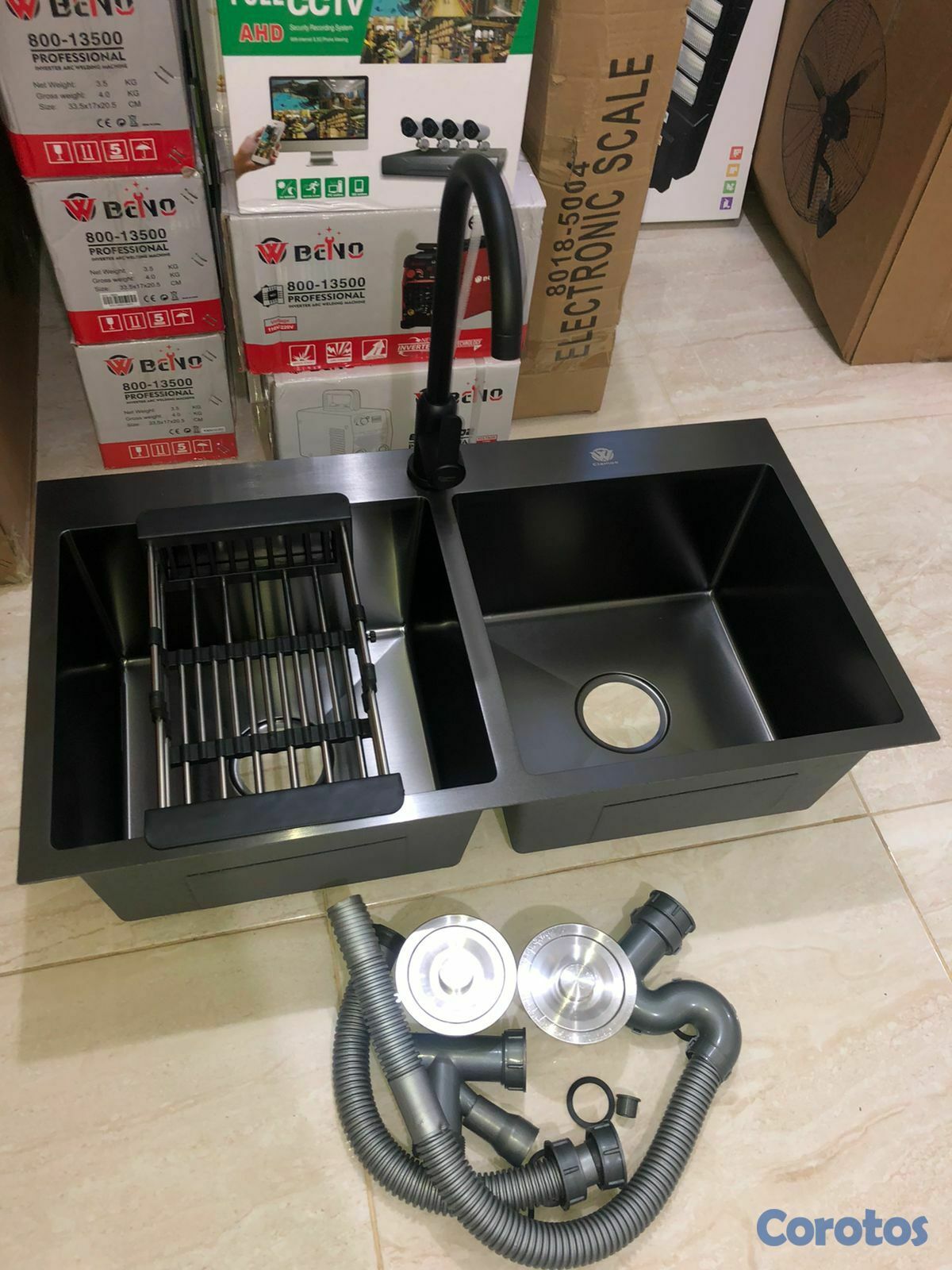 cocina - Fregadero en acero inoxidable  1