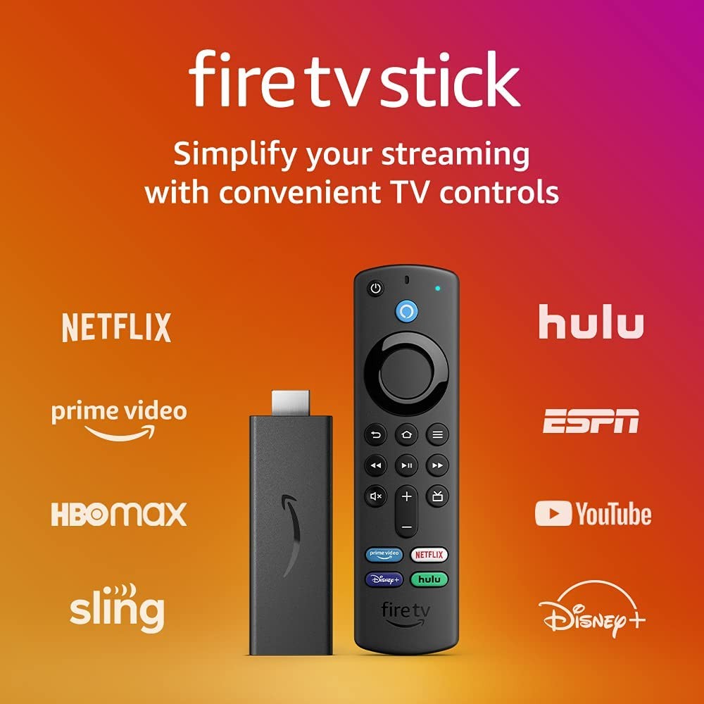 tv - Fire TV Stick (Incluye controles de TV)  Dispositivo de streaming en HD 0