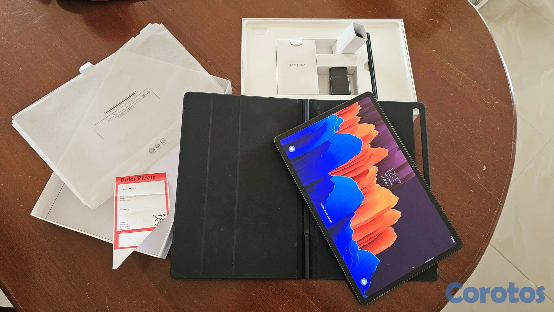 celulares y tabletas - Samsung S7 Plus con cubierta original y protector de pantalla ya instalado 3