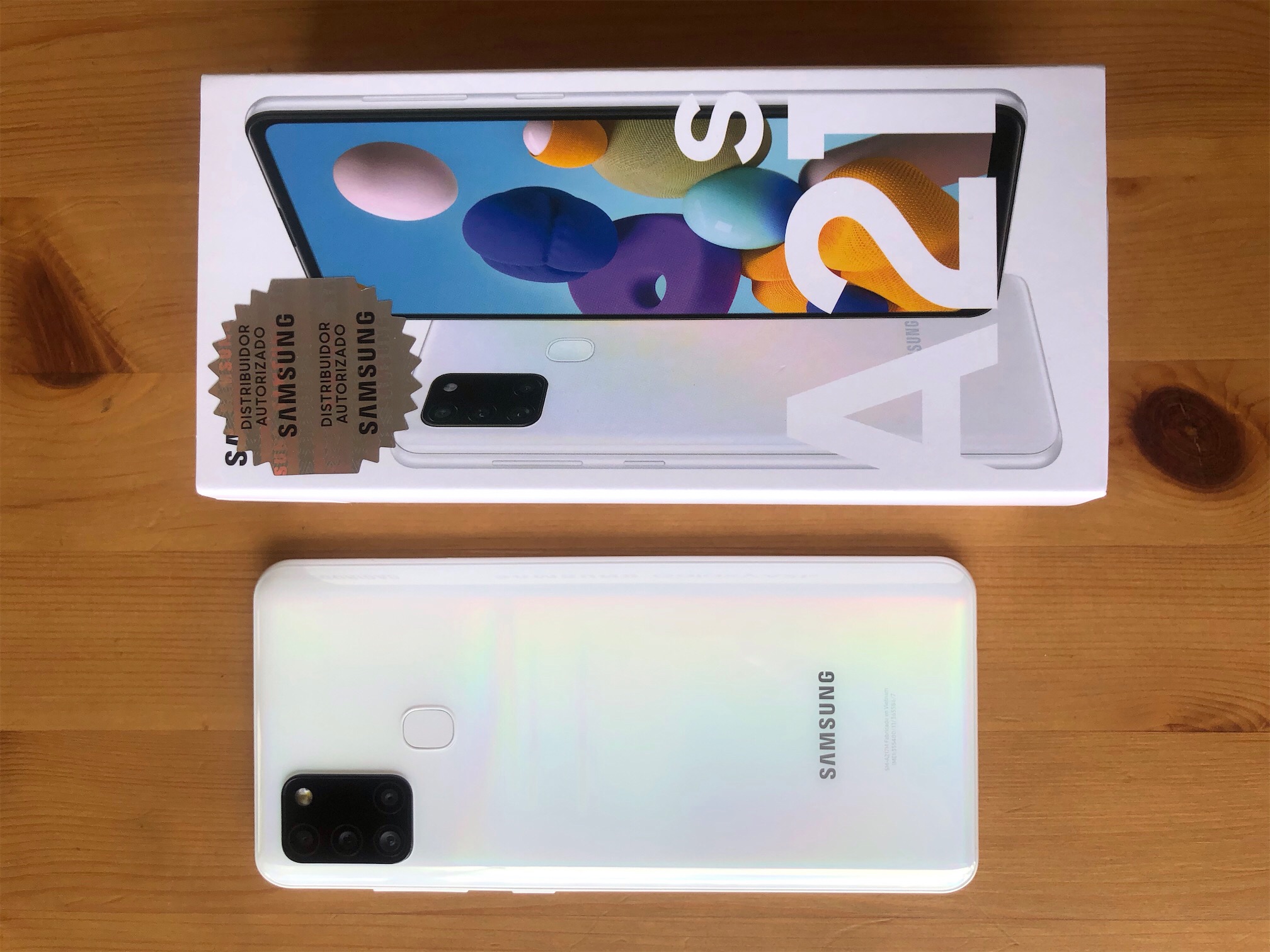 Samsung A21s blanco de venta. Totalmente nuevo 0km con su caja y accesorios orig