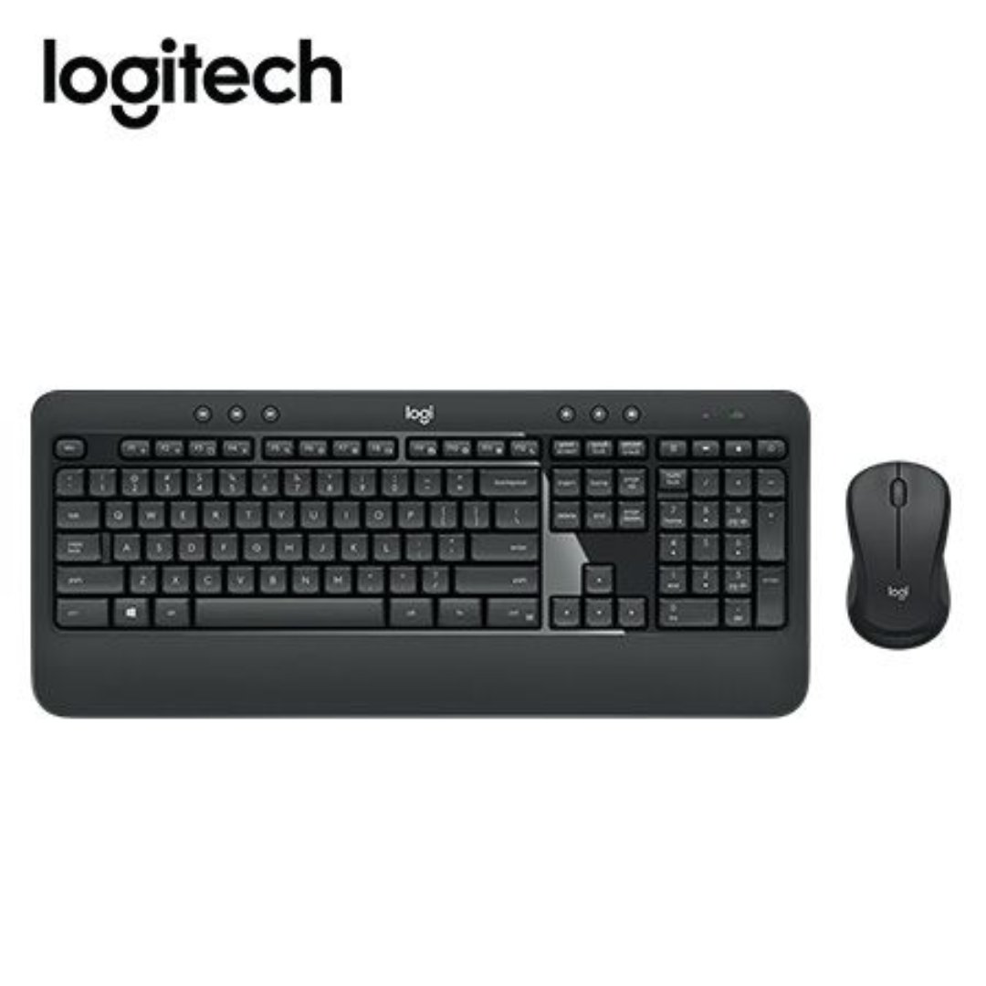computadoras y laptops - TECLADO MOUSE LOGITECH MK540 USB WIRELESS RECEIVER 2.4GHZ WIRELESS, 10M RANGE, 1