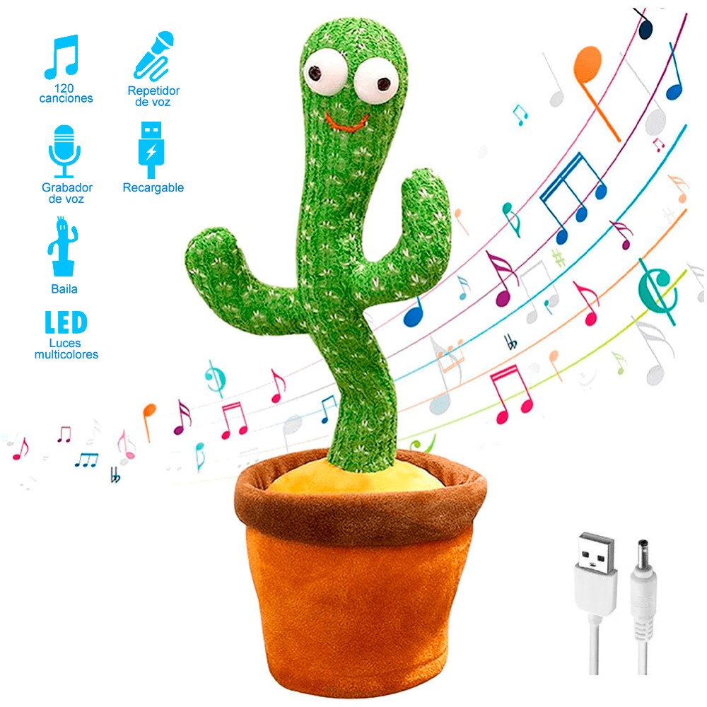 juguetes - Cactus Bailarín la sensación de TIKTOK ideal para bebes niños y adultos  1