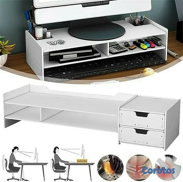decoración y accesorios - ESTANTE PARA PC Y MONITOR  3