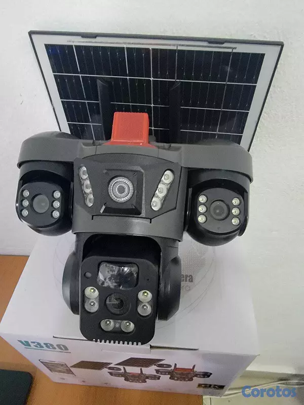camaras y audio - CAMARA WIFI DE EXTERIOR TIPO DOMO SOLAR AP-105  V3 4